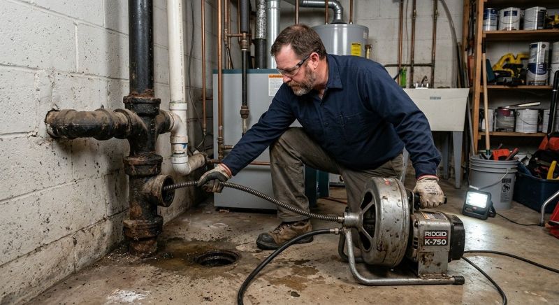 Basement Drain Clearing in Denver, CO