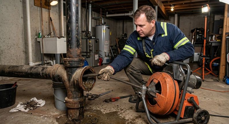 Basement Drain Clearing in Columbus, OH